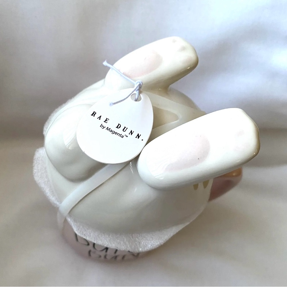 Rae Dunn Easter Mug With Lid BUNNY BUNS Pink Brand New - Picture 7 of 7